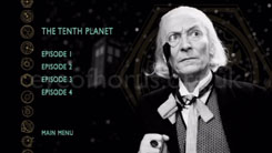 DOCTOR WHO REGENERATION DVD BOXSET and BOOKLET DVD menu graphic