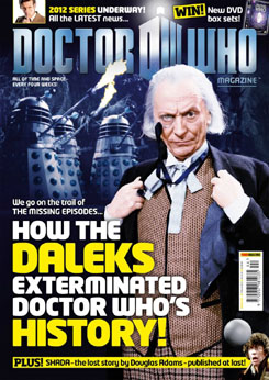 DOCTOR WHO MAGAZINE cover