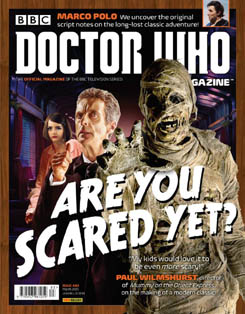DOCTOR WHO MAGAZINE cover