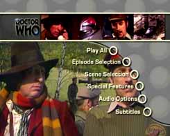 DOCTOR WHO - ROBOT (1974) - DVD MENU GRAPHICS