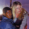 Rose Tyler and her boyfriend, Mickey Smith in danger