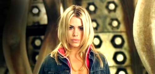 BILLIE PIPER as ROSE TYLER in DOCTOR WHO