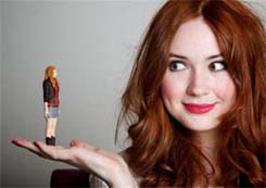 BBC KAREN GILLAN and her CHARACTER OPTIONS action figure