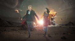 Peter Capaldi and Jemma Coleman in DOCTOR WHO SERIES 9