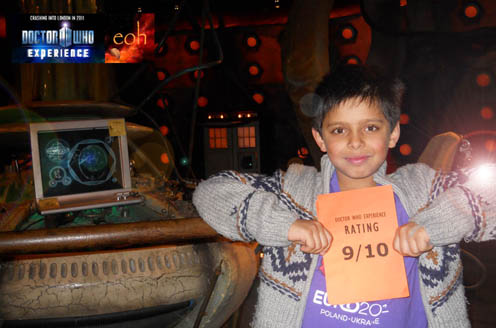 DOCTOR WHO EXPERIENCE But what does eight-year old, Alex Arjun, think of the event? 