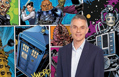 CEO, Tim Davie is featured behind a DOCTOR WHO montage including Peter Capaldi's 'bucket-list' alien encounter - a Mondasian Cyberman