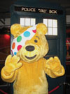 THE HYDE FUNDRAISERS - BBC'S CHILDREN IN NEED mascot, Pudsey. The next Doctor?