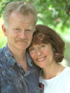 Elisabeth Sladen with husband of 42 years, Brian Miller