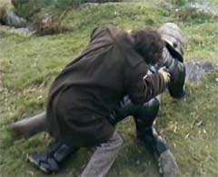 TOM BAKER as Rasputin  (Nicholas and Alexandra, 1971)